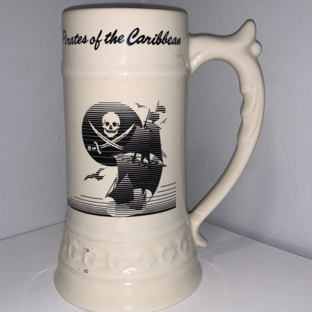1998 Disney Pirates of the Caribbean Beer Mug